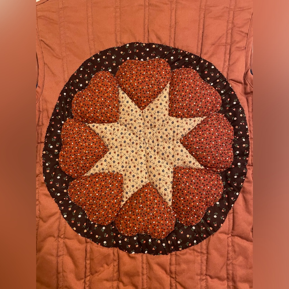 Vintage Handmade Reversible Patchwork Vest. - image 5